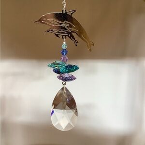 Dolphin Crystal Suncatcher